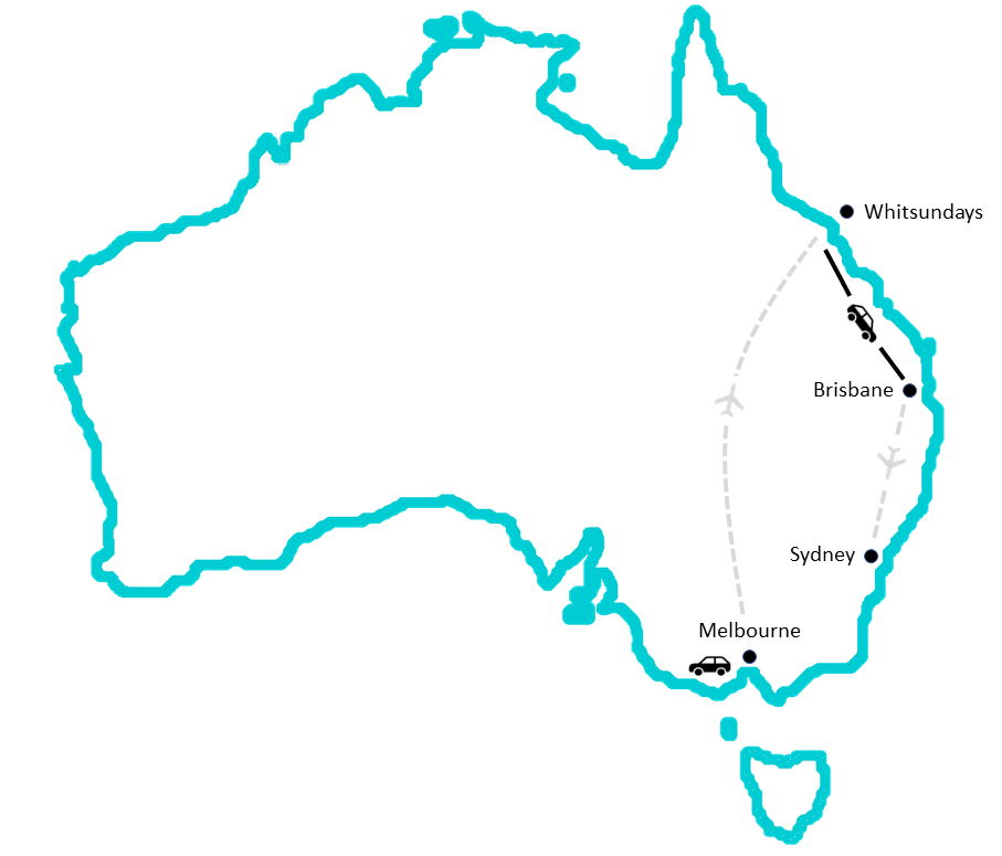 Australien Ostküste: Route 3 Wochen