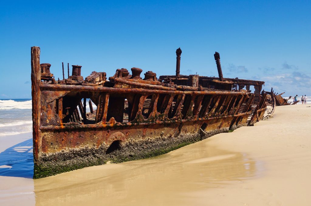 Fraser Island: Schiffswrack der S.S. Maheno