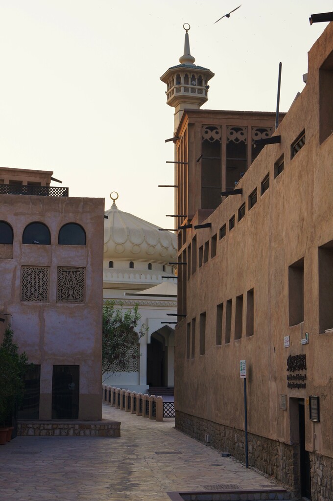 Dubai: Al Fahidi Historical Neighbourhood a.k.a. Al Bastakiya in der Altstadt